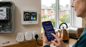 Smart energy monitor add-on integrated with smart plugs to minimise household electricity consumption