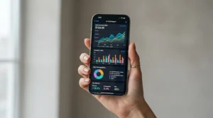Mobile phone app displaying variable electricity rates and pricing alerts for UK households