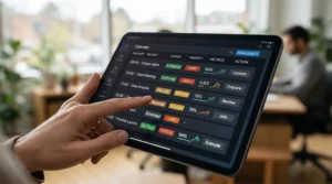 Detailed view of an energy monitor for Octopus Agile screen highlighting half-hourly dynamic pricing rates