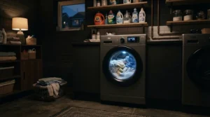 Washing machine operating during off-peak hours on a UK time of use tariff