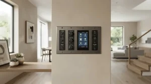 A smart switch for multi-gang applications controlling zones in a large open-plan family room